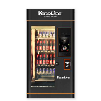 0.5t Wine Vending Machines In The Hotel Double Tempered Glass