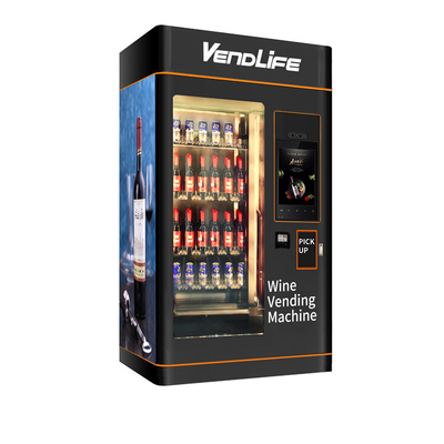 0.5t Wine Vending Machines In The Hotel Double Tempered Glass