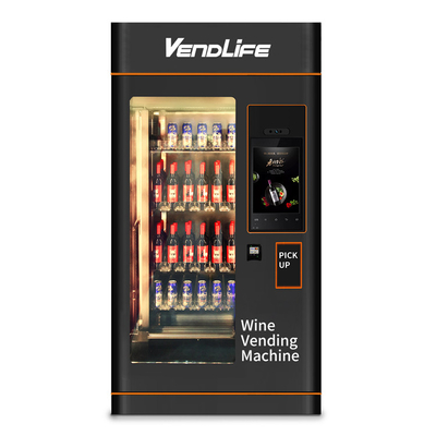 220V Moet Chandon Champagne Vending Machine 2G 3G 4G Supported Galvanized