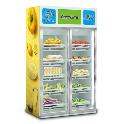 refurbished  combo vending machine with card reader Multidoors 1000W