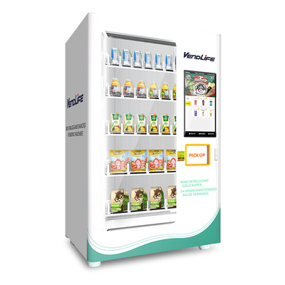 FCC Combo Snack And Soda Vending Machine With 23.6in Touch Screen