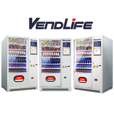 New Model cuatm desigh Snack and Drink Combo Black Vendlife Vending Machine for Europe