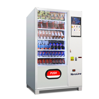 New Model cuatm desigh Snack and Drink Combo Black Vendlife Vending Machine for Europe