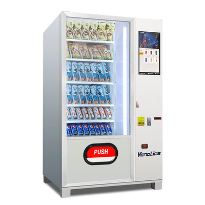 24 Hours Online Self Service  vending machine Convenience Stores combo Drinks and Snacks Vending Machine Video T