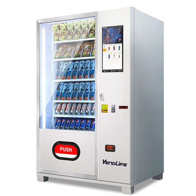 24 Hours Online Self Service  vending machine Convenience Stores combo Drinks and Snacks Vending Machine Video T