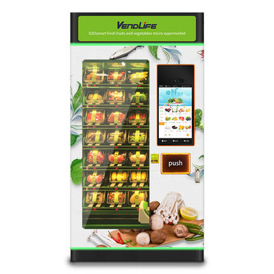  Fresh Food Vending Machines 3G Network Connected 120pcs Capacity