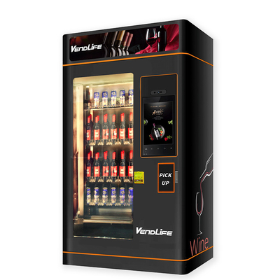 0.5t Wine Vending Machines In The Hotel Double Tempered Glass