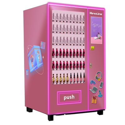 Skin Care Products Cosmetic Vending Machines 3G Supported 1.25m Width